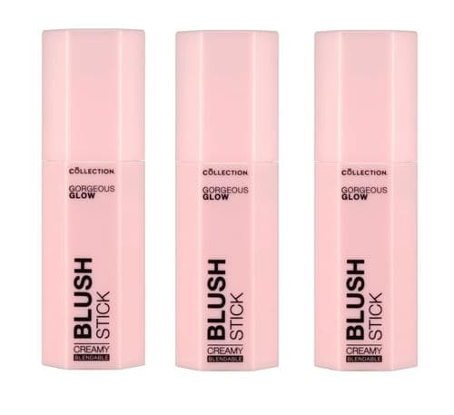 3pcs Collection Gorgeous Glow Blush Stick | All Shade 4 Peach |
