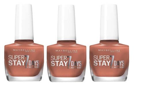 3pcs Maybelline Superstay 7 day Gel Nail Polish | Muted Mocha 932 |
