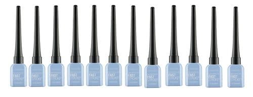 48 x Collection WATERPROOF Fast Stroke Eye Liner | Black Waterproof 01