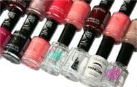 50 x Collection Lasting Gel Colour Nail Polish inc Clear & French M. | RRP £125
