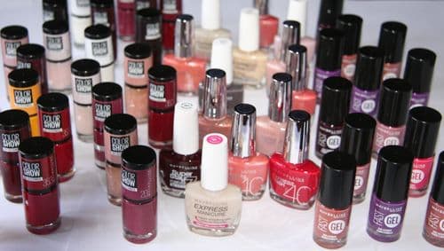 50 x MAYBELLINE Nail Polish Mix | Wholesale Cosmetics | RRP £200+