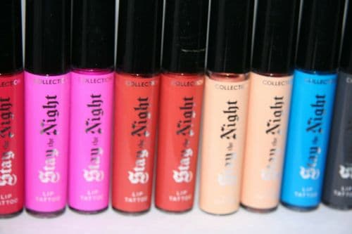 50pcs Collection Lip Glaze Stay The Night Lip Tattoo | 8 Shade | RRP £300