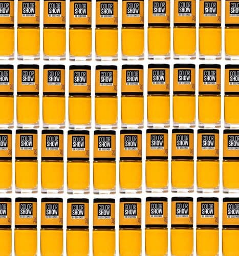 50pcs Maybelline Color Show 60 Seconds Nail Polish | RRP £250 | Electric Yellow