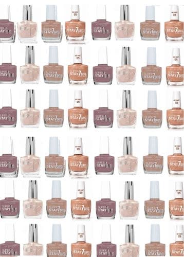 50pcs Maybelline NUDES Selection Nail Polish | RRP £250 | 4 shades