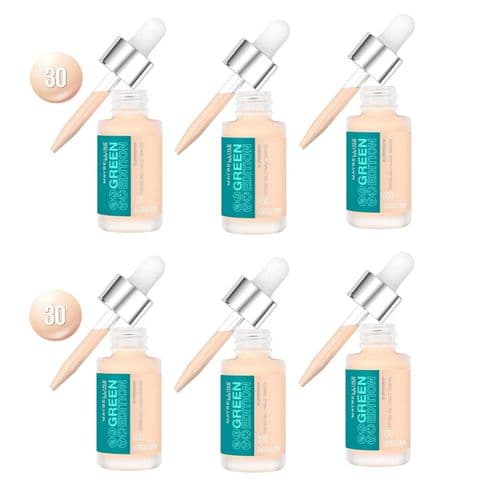 6 Bottles Maybelline Green Edition Superdrop Tinted Oil | Shade 30 | RRP £60
