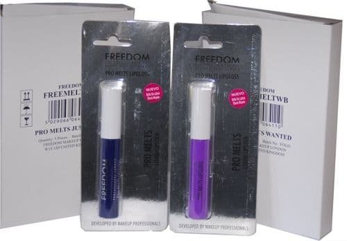 6 x Freedom Pro Melts Lipgloss | 2 Shades | Brand New, Sealed | Priced to Clear