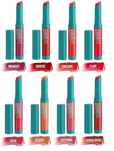 8 x Maybelline Green Edition Balmy Lip Blush | 8 shades | RRP £80 with Mango Oil