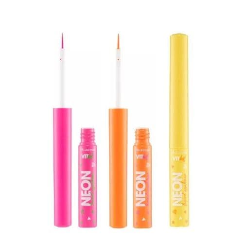 9 x Collection Vit Hit NEON Liquid Eye Liner | 3 Shades | RRP £45