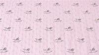 Luxury DIMPLE BABY Cuddle Soft Fabric Material - PINK HORSE