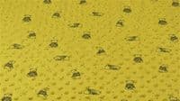 Luxury DIMPLE BABY Cuddle Soft Fabric Material - YELLOW BEAR