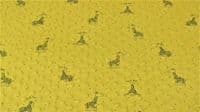 Luxury DIMPLE BABY Cuddle Soft Fabric Material - YELLOW GIRAFFE