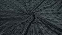 Luxury DIMPLE BABY STAR Cuddle Soft Fabric Material - CHARCOAL