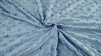 Luxury DIMPLE BABY STAR Cuddle Soft Fabric Material - JEANS BLUE