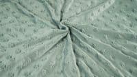 Luxury DIMPLE BABY STAR Cuddle Soft Fabric Material - OLD GREEN