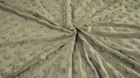 Luxury DIMPLE BABY STAR Cuddle Soft Fabric Material - TAUPE