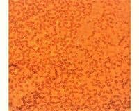 Luxury Sequin Dance Wear Stretch Fabric Material - FLO ORANGE