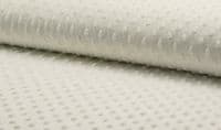 Luxury Supersoft DIMPLE Cuddle Soft Fleece Fabric Material - IVORY