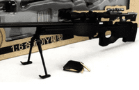 -10% Die-Cast Metal 1:4 Scale Model Gun (Type: L96 Black)