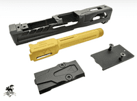 -10%! Pro-Arms (CREAKOTE Grey/Gold) CNC Killer Style Slide Set Umarex / VFC Glock 19 / 19X / G45