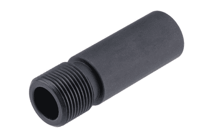 12mm+ to 14mm- Threaded Barrel Adapter for KWA H&K MP7 GBB by TNT Airsoft