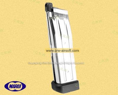 31rd Magazine (Silver CHROME) for HI-CAPA 5.1 GBB by Marui