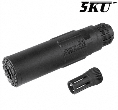 5KU CGS Style SCI-SIX Suppressor with Flash Hider Black 5KU (5KU-400-BK)