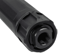 5KU DA SAND-S silencer with hider for 14mm- electric gun (Black) 316-BK
