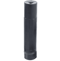 5KU DA SAND-S silencer with hider for 14mm- electric gun (Black) 316-BK