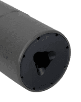 5KU DA SAND-S silencer with hider for 14mm- electric gun (Black) 316-BK