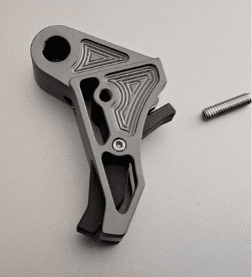 5KU EX Style CNC Trigger (Grey)  ( 5KU-GB-49) For Marui TM G Series ( G Model ) / AAP-01 Airsoft