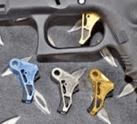 5KU EX Style CNC Trigger (Grey)  ( 5KU-GB-494-TG) For Marui TM G Series ( G Model ) / AAP-01 Airsoft