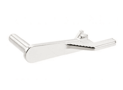 5KU Extended, Stainless Steel Slide Stop for TM Hi-Capa GBB - Type 2 (Silver or Black)