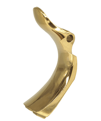 5KU (Gold)Stainless Steel Non-Functional Grip Safety for 5KU CNC Hi-Capa Grip ( GB-627 )