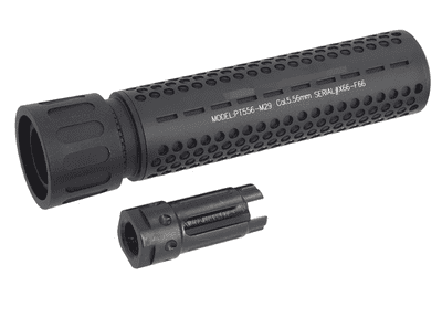 5KU K_C Style 556 QDC Airsoft Suppressor ( 5KU-205-B)