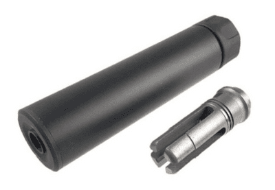 5KU SOCOM556 RC Silencer  -14mm CCW Flashider (Black) 215-B-2