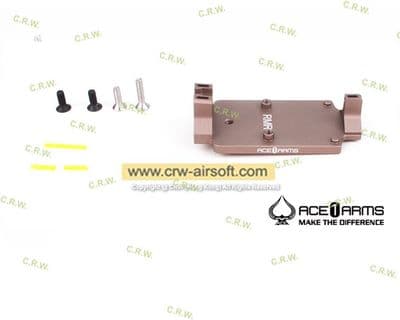 Ace1Arms G series Defense Style Red Dot Back Up Sight Base (Tan)