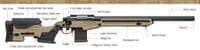 Action Army AAC T10 Spring Airsoft Rifle ( grey or black)