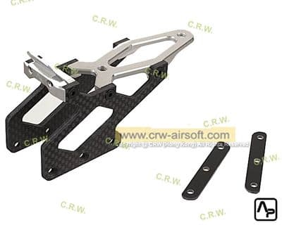 AIP C-more Carbon Scope Mount for Hi-Capa Series (Silver)