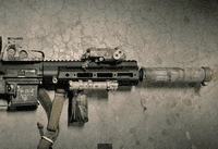 AIRSOFT ARTISAN Dummy Glass Breaker for SF / M4 2000 Silencer (Black)