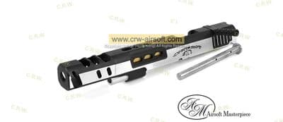 Airsoft Masterpiece 2 tone STI DVC Open Slide for Hi-CAPA