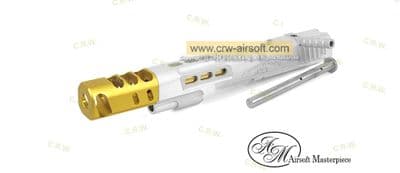 Airsoft Masterpiece Sliver STI DVC Open Slide for Hi-CAPA