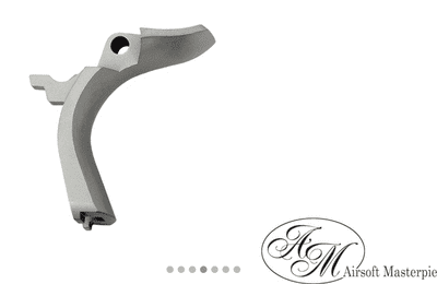 Airsoft Masterpiece Steel Grip Safety – TYPE 4 MATT for Hi-capa