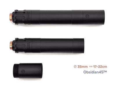 AKATSUKI Rugged Obsidian  45 Modular Suppressor