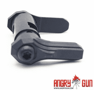 Angry Gun KAC Style Steel Ambi Selector for Marui M4 GBB MWS Version.(Black)