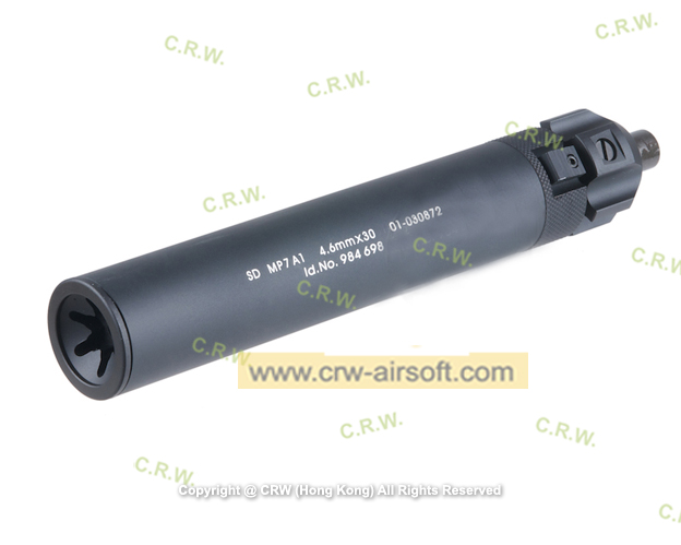 Angry Gun MP7 Gbb QD Silencer with AceTech Tracer (Marui Ver.)
