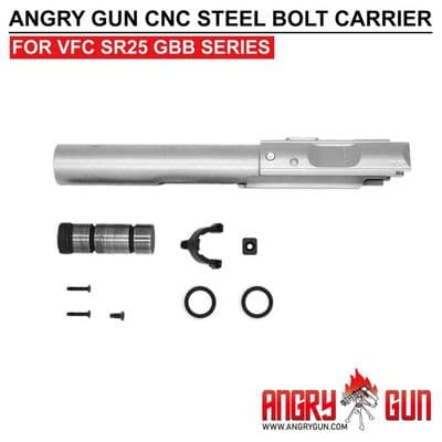 Angry Gun Steel Bolt Carrier for VFC KAC SR25 GBB Series