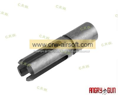 Angry Gun Steel Flash Hider for KWA/KSC MP7 (12mm CCW)