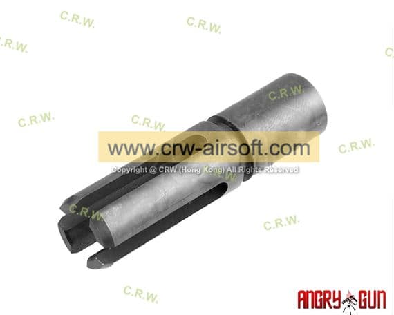 Angry Gun Steel Flash Hider for KWA/KSC MP7 (12mm CCW)
