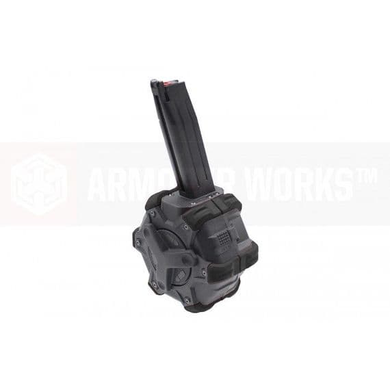 Armorer works Hi-capa HX GBB Pistol 350 round Gas Drum magazine