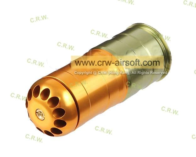 ARMY FORCE 120rd M203 Cartridge Shell Gold/OD Long